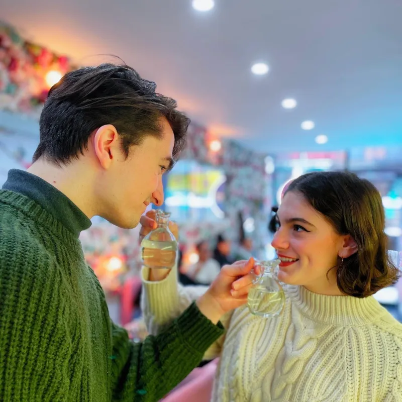 Couple Selecting Candle Scent