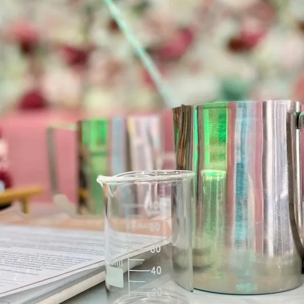 a close up of a glass on a table
