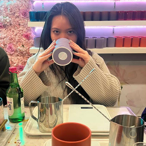Lady Checking Candle Scent