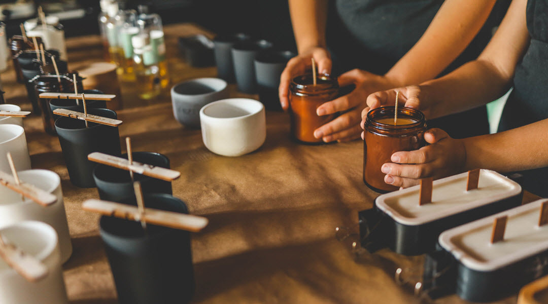 Candle Making At Workshop