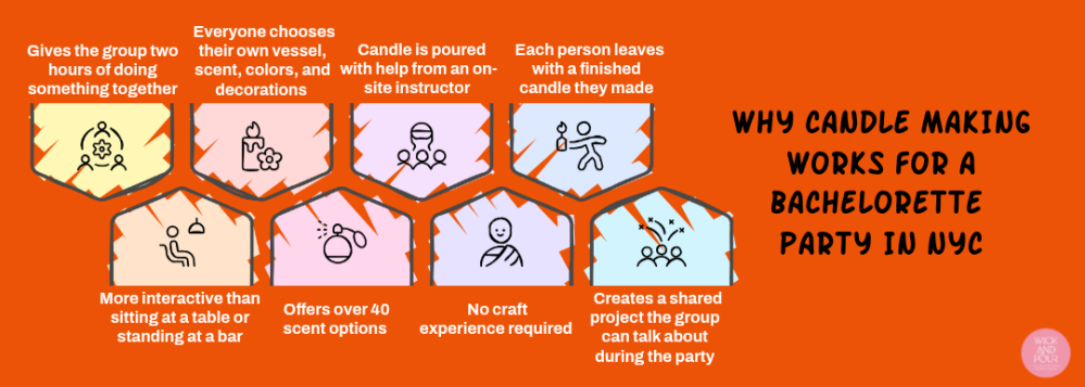 Why Candle Making Works for a Bachelorette Party in NYC